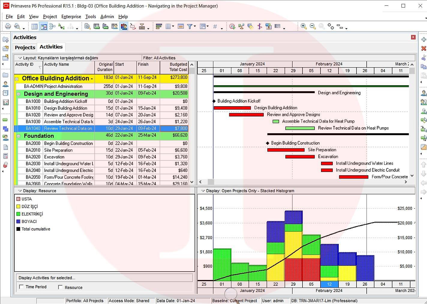Planning and Scheduling with Oracle Primavera P6 Professional | Akim Engineering